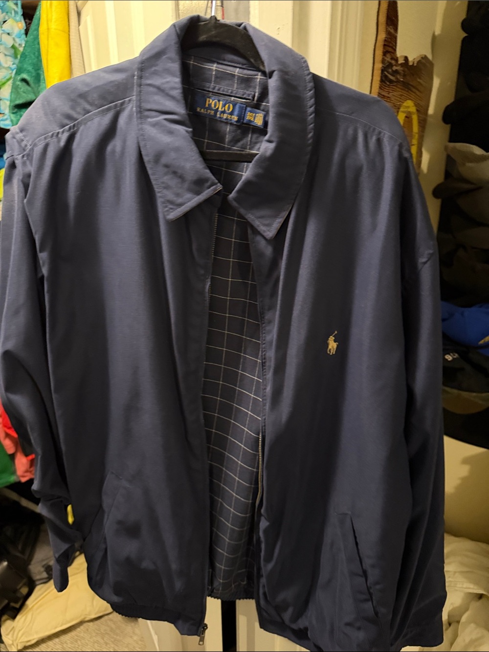 Polo by Ralph Lauren Navy Lightweight Jacket with Embroidered Pony